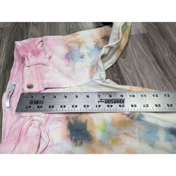 Joe's Womens Size 28 Pockets Tie Dye Multicolored Skinny Denim Jeans Jeggings - Picture 10 of 11